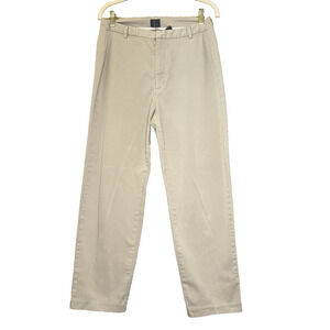 Dockers Recode Pants Womens‎ 14S (Medium) Beige Cotton Blend High Rise Casual
